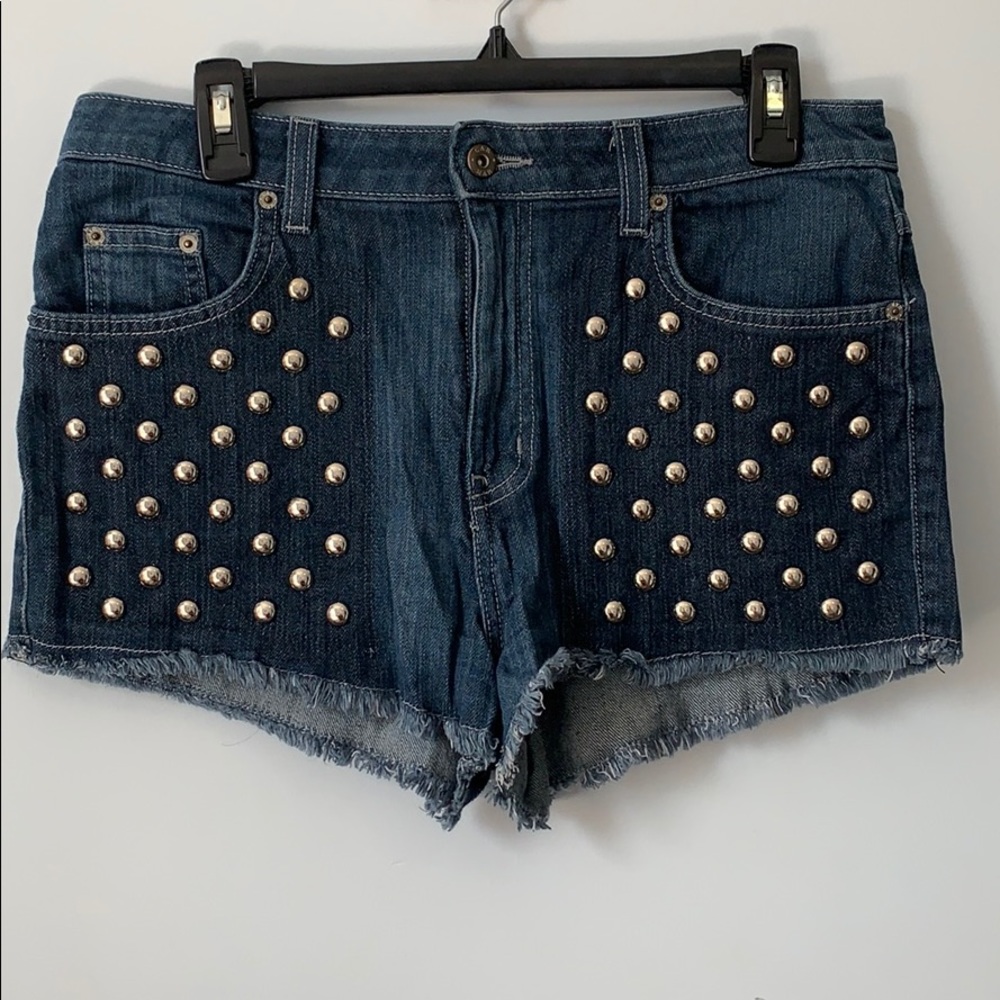 Studded high waisted shorts from LF